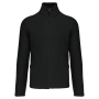 Microfleece met rits en raglanmouwen heren Black 3XL