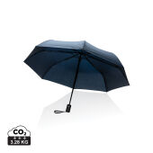 21" Impact AWARE™ RPET 190T auto open/dicht paraplu, donkerblauw