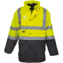 Multifunctionele 7-in-1 veiligheidsparka Hi Vis Yellow / Navy S