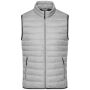 Men's Down Vest silver-melange/graphite S