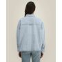 Stella Ember - De dames denim overshirt - Light Wash (S) Stella Ember - De dames denim overshirt - Light Wash (S)