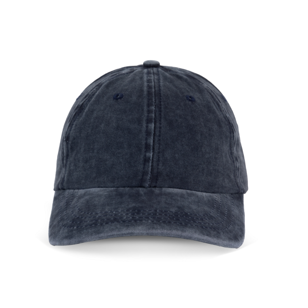 Vintage Cap mit 6 Panels Washed Navy One Size Vintage Cap mit 6 Panels Washed Navy One Size
