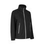 Softshell jas | performance | dames - Zwart, 2XL