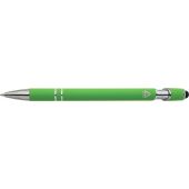 Recyclede aluminium balpen Primo lime