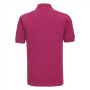 RUS Men Classic Cotton Polo, Fuchsia, XXL