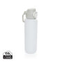 Via RCS Re-steel lockable sport bottle 600ML, wit