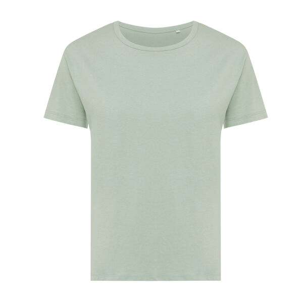 Iqoniq Yala dames lichtgewicht gerecycled katoen t-shirt, iceberg green (M)