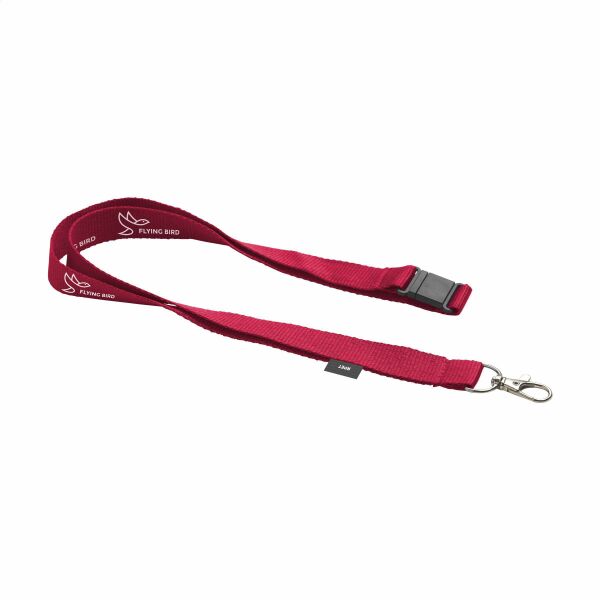 Lanyard Safety GRS RPET 2 cm Schlüsselband - rot Lanyard Safety GRS RPET 2 cm Schlüsselband - rot
