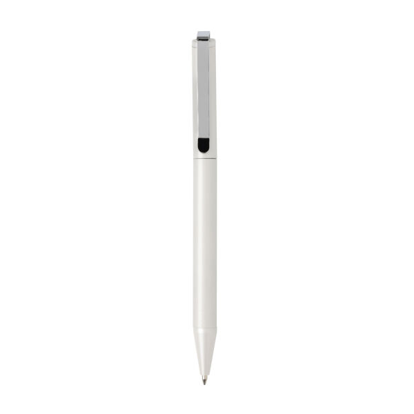 Xavi RCS certified recycled aluminium pen, white