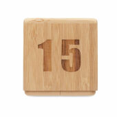 CURT - Bamboe twist snooze timer - Hout