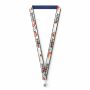 Polyester keycord met gesublimeerde satijnen overlay