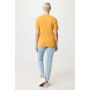 IQONIQ Bryce gerecycled katoen t-shirt, ochre yellow (L)