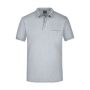 Men's Polo Pocket grey-heather S