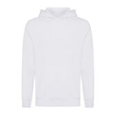 IQONIQ Rila lichtgewicht gerecycled katoen hoodie, recycled white (XXS)