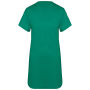 Ecologische badstof t-shirtjurk met afhangende mouwen Malachite Green XL