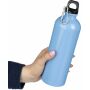 Gerecyclede roestvrijstalen enkelwandige fles (750 ml) Emeric zwart