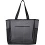 Mesh GRS recycled tote bag 23L - Black
