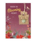 Blossombs - Kaart - Hanger Present - Xmas Blooming