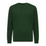 IQONIQ Etosha lichtgewicht gerecycled katoen sweater, forest green (S)