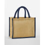 Natural Starched Jute Midi Tote - Natural - One Size