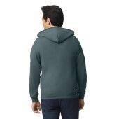 Gildan Sweater Hooded Full Zip HeavyBlend for him 446 dark heather 3XL