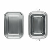 GOBUDDY - Lunchbox 750ml - Mat Zilver