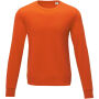 Zenon heren sweater met crewneck - Oranje - 3XL Zenon heren sweater met crewneck - Oranje - 3XL