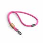 Polyester koord-keycord met bamboe plaatje