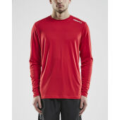 -Rush LS tee men bright red 3xl