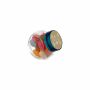 Micro glazen potje 50 ml, gevuld met snoep