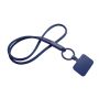 Tubyard lanyard telefoonhouder met gerecyclede plastic buis - Maanlichtblauw