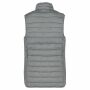 Ladies' lightweight sleeveless down jacket marl silver XXL