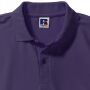 RUS Men Classic Polycotton Polo, Purple, XS