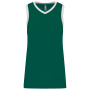 Basketbalshirt voor dames Dark Green / White L Basketbalshirt voor dames Dark Green / White L