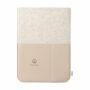 Recycled Felt & Apple Leather Laptop Sleeve 16"