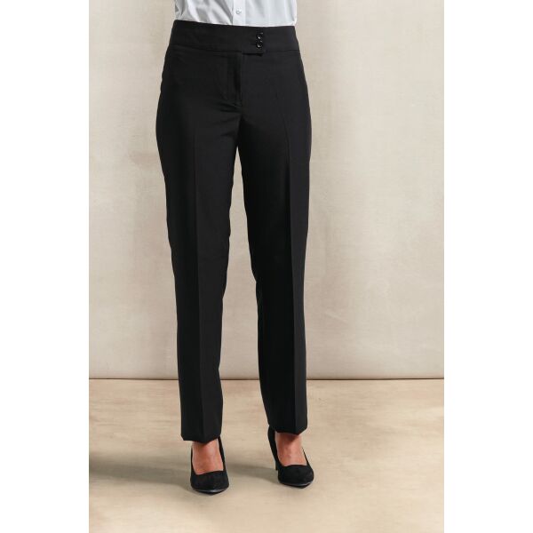 Pantalon met rechte pijpen "Iris" Black 10 UK Pantalon met rechte pijpen "Iris" Black 10 UK