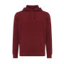 IQONIQ Rila lichtgewicht gerecycled katoen hoodie, bordeauxrood (S)
