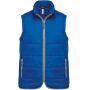 Gewatteerde bodywarmer light royal blue 4XL