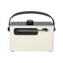 BRAINZ Retro Clock Speaker Wit