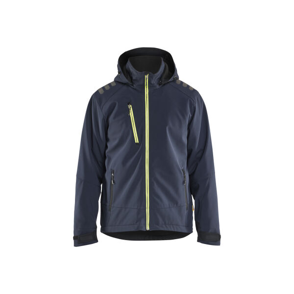 Lichtgewicht softshell jack gevoerd