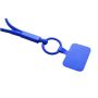 Tubyard lanyard telefoonhouder met gerecyclede plastic buis - Oceaanblauw