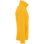 Microfleece met rits heren Yellow 5XL