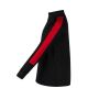 KID'S KNITTED TRACKSUIT TOP, BLACK/RED, 9/10, FINDEN HALES