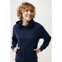 IQONIQ Yengo recycled katoen hoodie met steekzakken, donkerblauw (XXS)