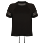 Oversized dames T-shirt Black XS Oversized dames T-shirt Black XS