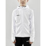 Evolve Hood Jacket Jr White 122/128