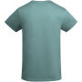 Breda biologisch katoenen kindershirt met korte mouwen - Dusty Blue - 5/6