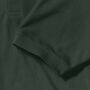 RUS Men Classic Polycotton Polo, Bottle Green, XS