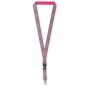 Afneembare polyester keycord met reflecterende overlay