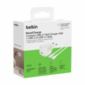 Belkin 45W USB PD Wall Charger with PPS and Cable - wit